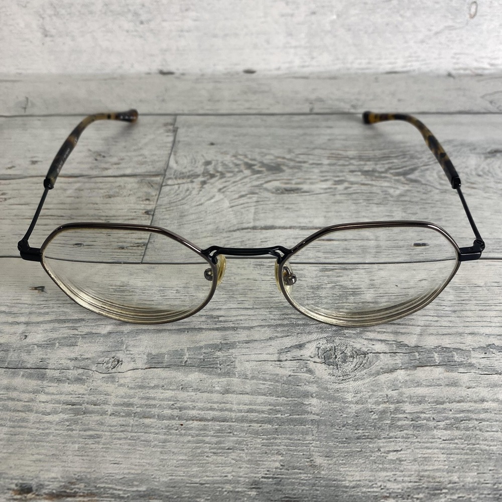 Cinzia Eyeglasses CIN-5132 53-19-140 Brown Polygon Full Rim Womens Tortoise